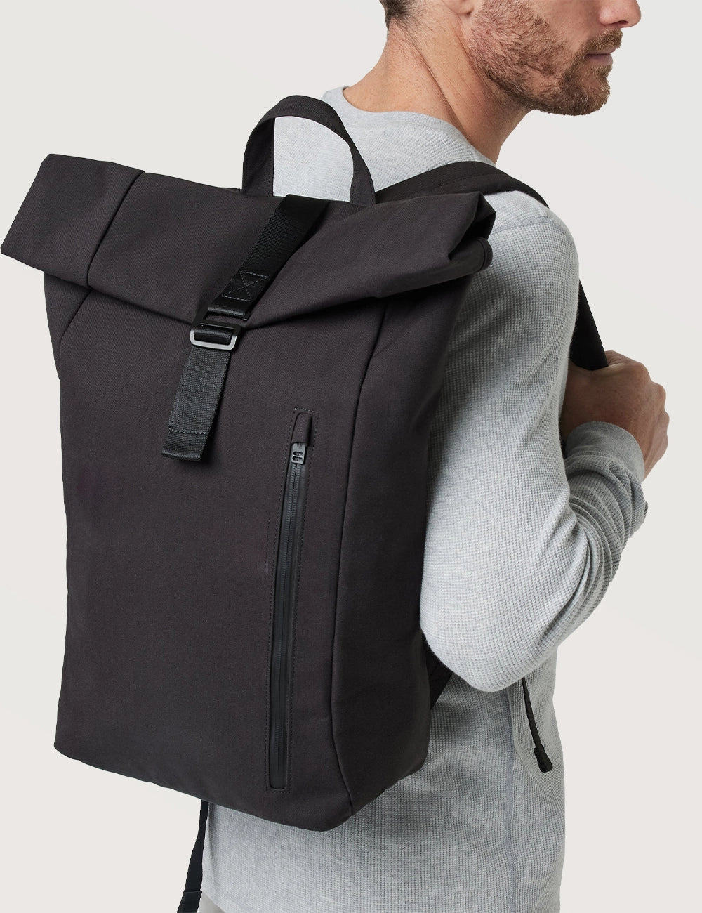 Minimal Roll Top Backpack