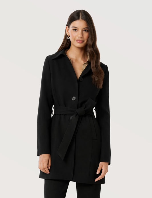 Classic Belted Workwear Coat