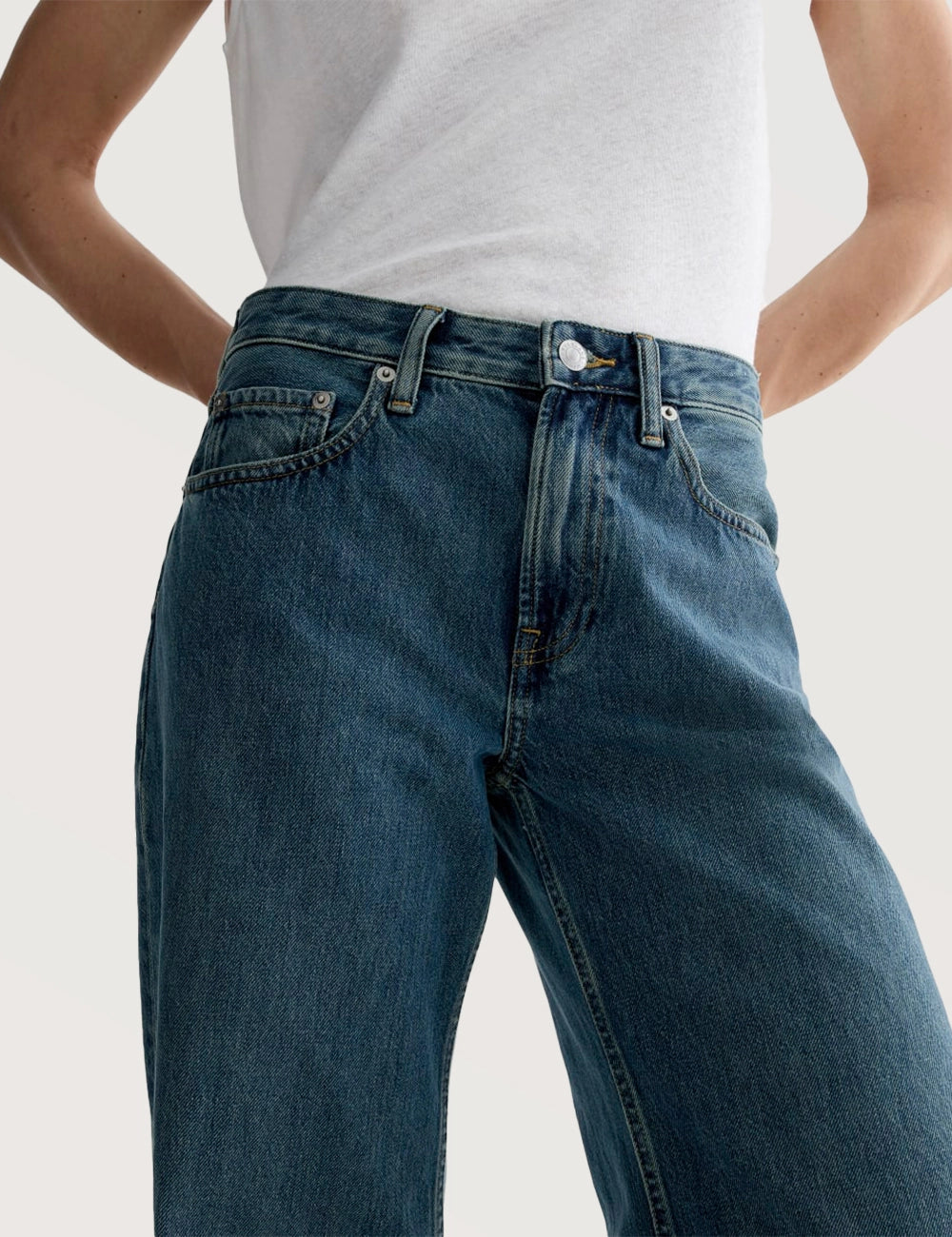 Wide Leg Denim Jeans