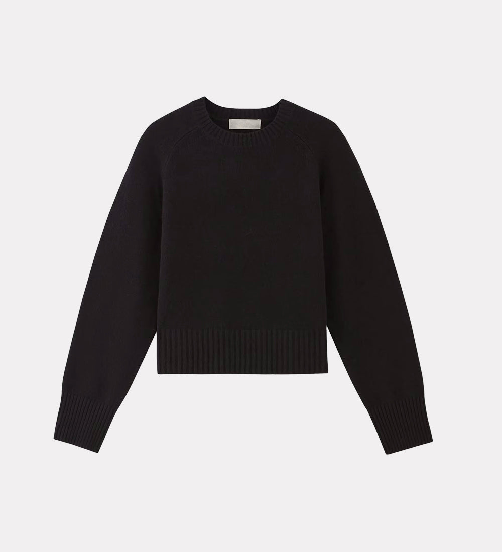 Textured pullover with drop sleeves