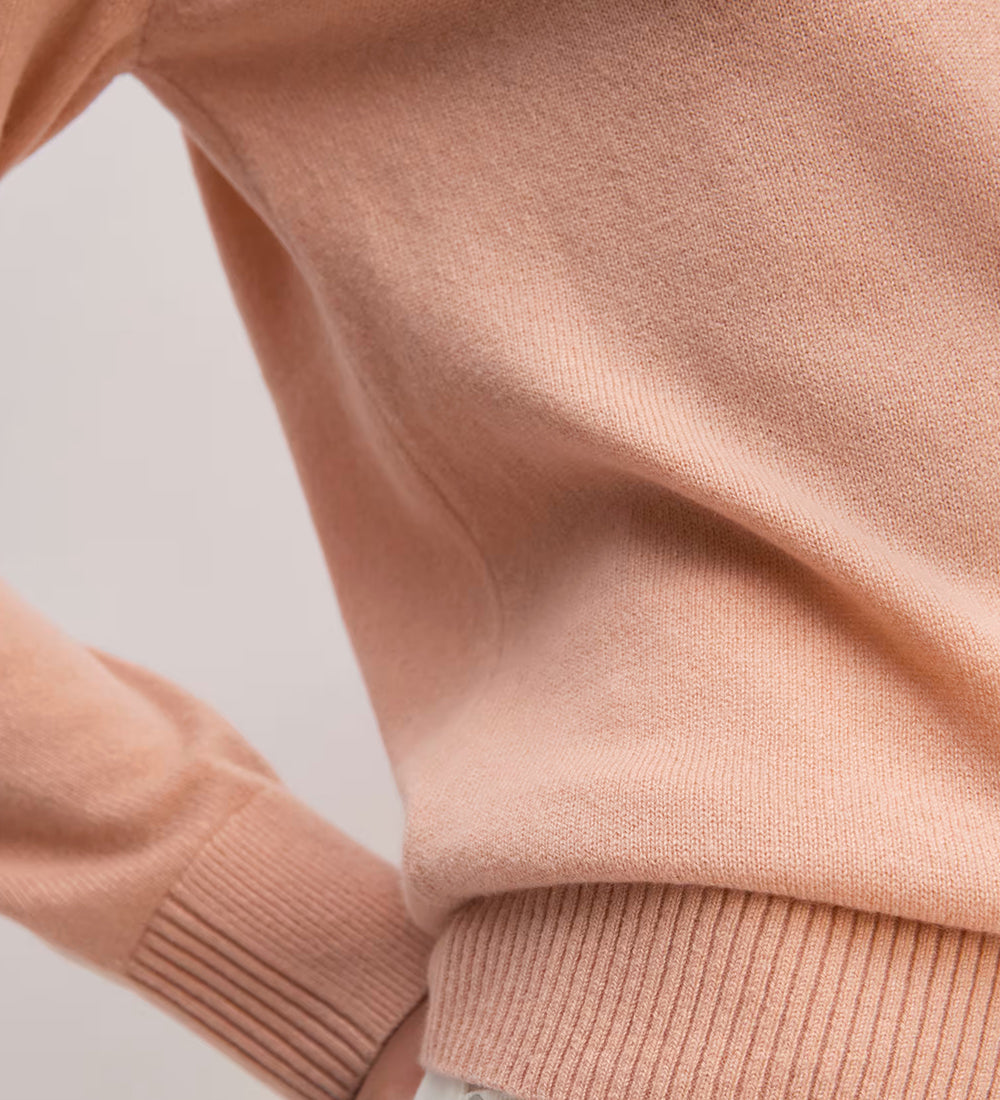 Cotton crew neck sweater