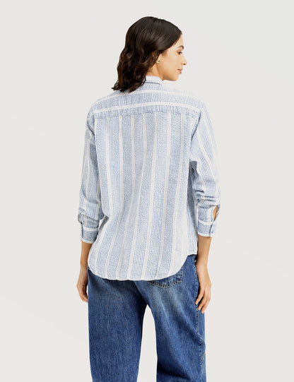 Vertical Stripe Casual Shirt