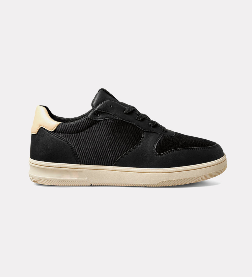 Panelled lace-up sneakers