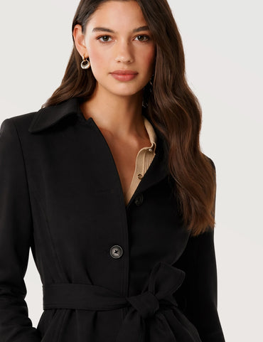 Classic Belted Workwear Coat