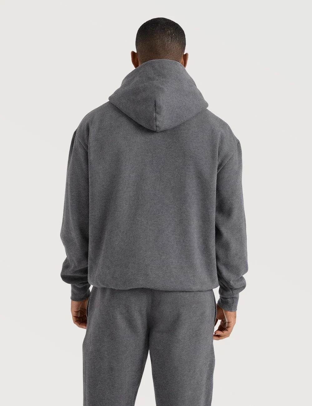 Dark Gray Cropped Fit Hoodie