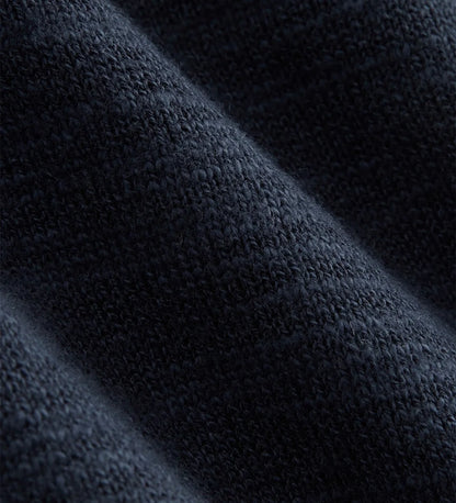 Textured polo collar t-shirt