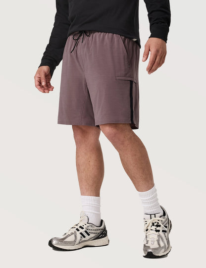 Elastic Waist Gym Shorts