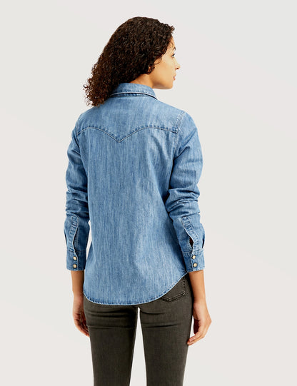 Classic Blue Denim Shirt