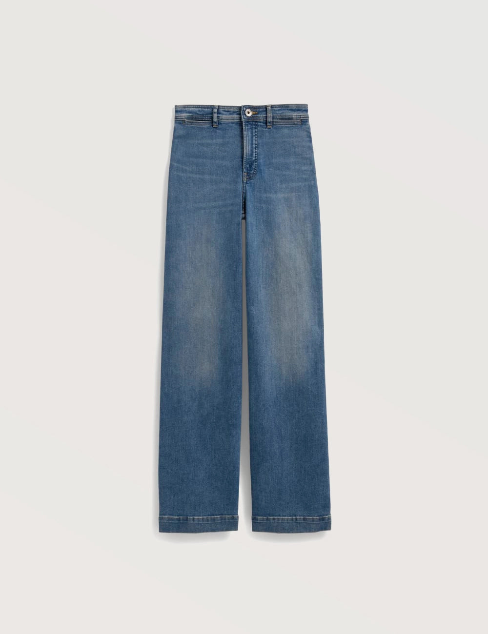 Relaxed Fit Wide Leg Jeans