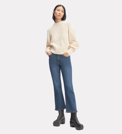 Women's high rise kick-flare jeans