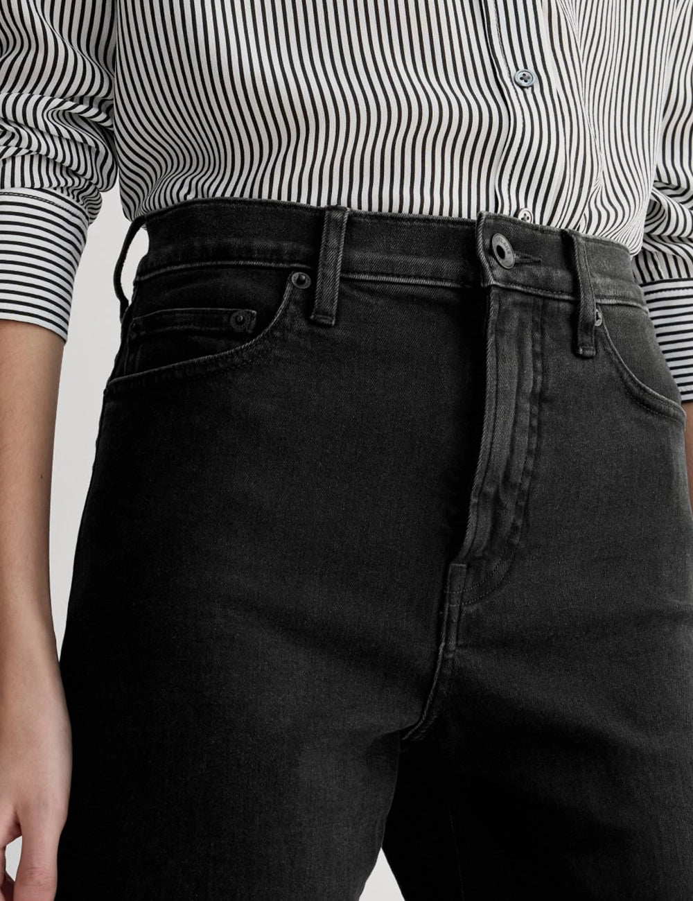High Rise Straight Jeans