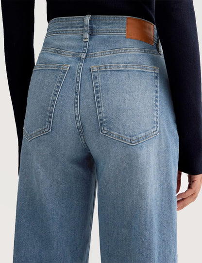 Relaxed Fit Wide Leg Jeans