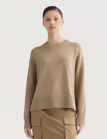 Classic Crewneck Knit Sweater