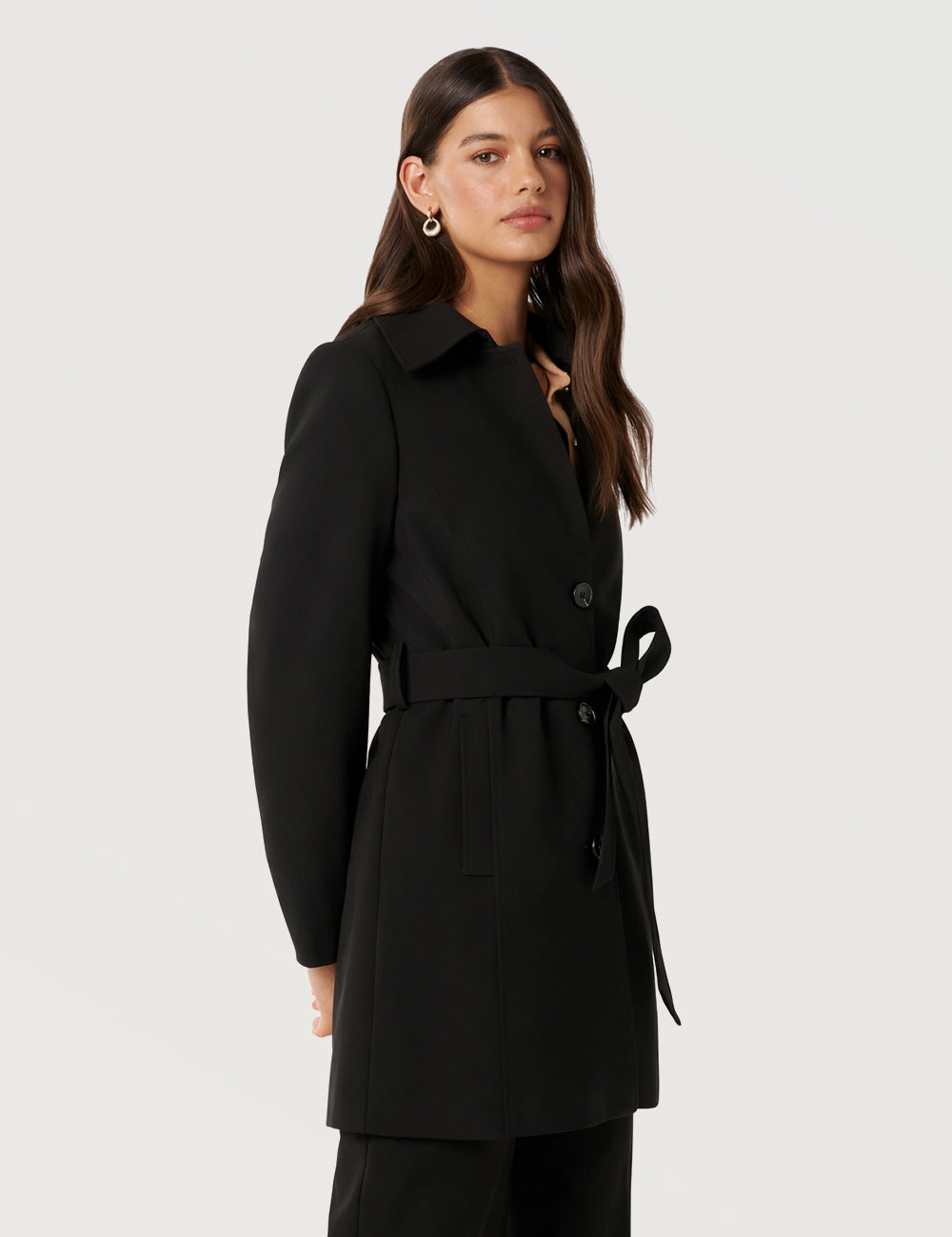 Classic Belted Workwear Coat