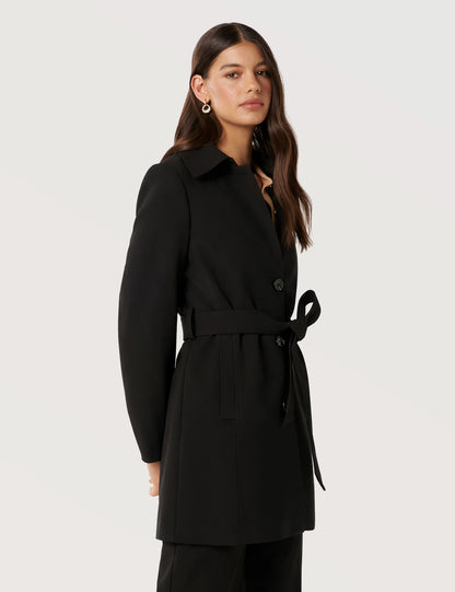 Classic Belted Workwear Coat