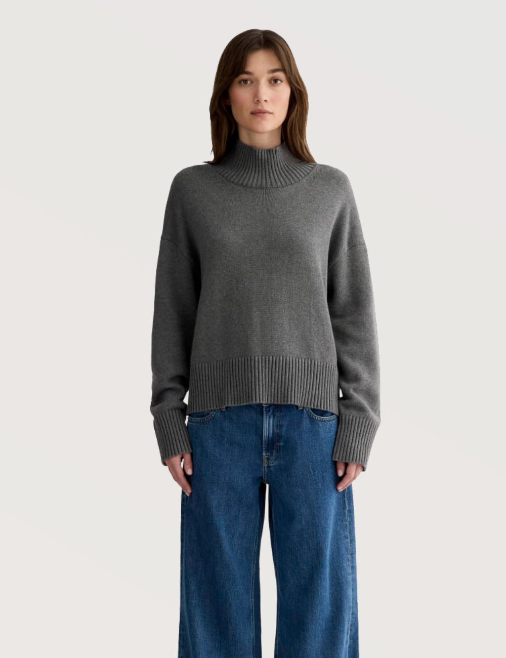 Classic Mock Neck Sweater