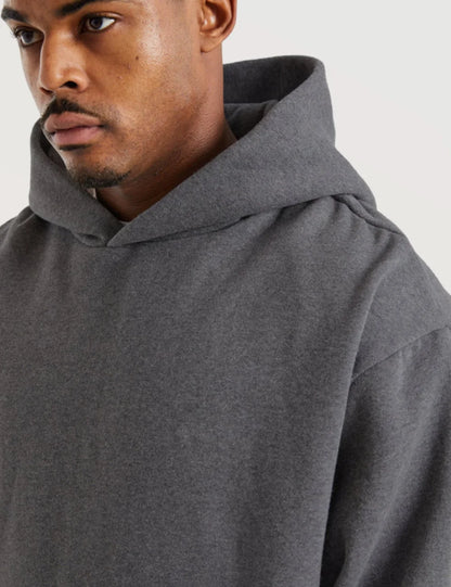 Dark Gray Cropped Fit Hoodie