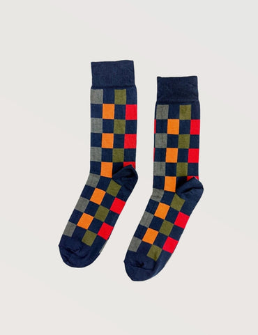 Casual Patterned Crew Socks