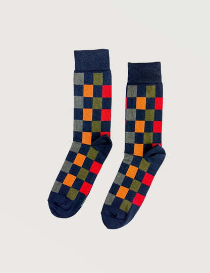 Casual Patterned Crew Socks