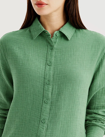 Relaxed Fit Textured Shirt