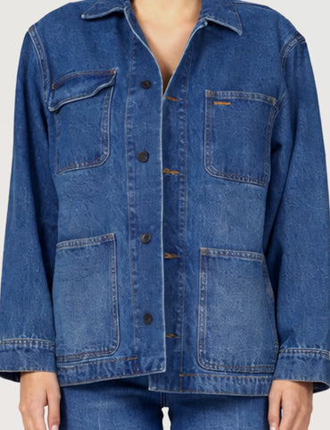 Denim Relaxed Utility Jacket