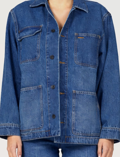 Denim Relaxed Utility Jacket