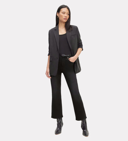 Women's high rise kick-flare jeans