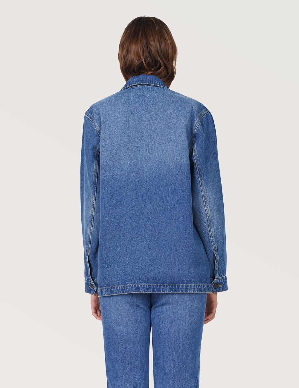 Denim Relaxed Utility Jacket