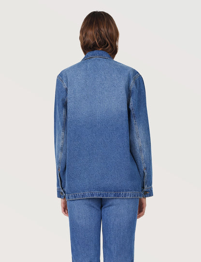 Denim Relaxed Utility Jacket