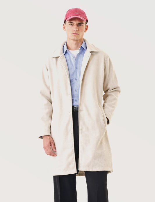 Men’s Modern Long Overcoat