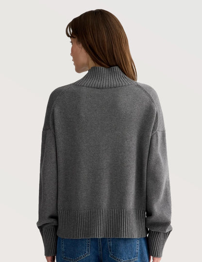 Classic Mock Neck Sweater