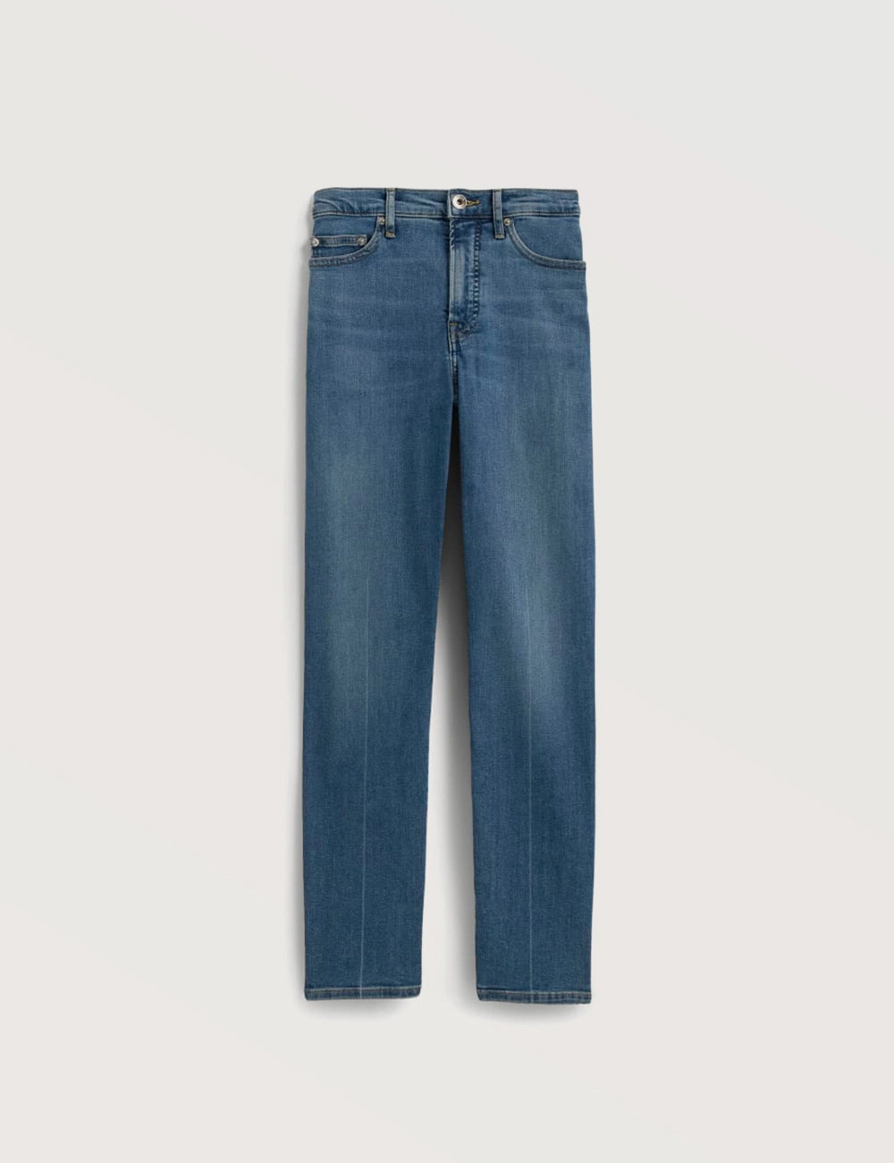 High Rise Straight Jeans