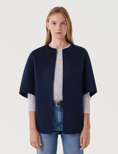 Relaxed Open Front Jacket