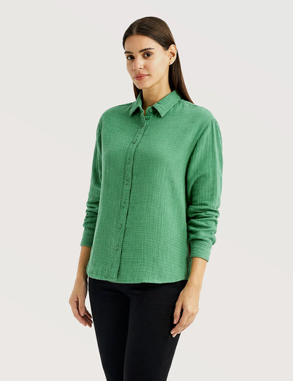 Relaxed Fit Textured Shirt