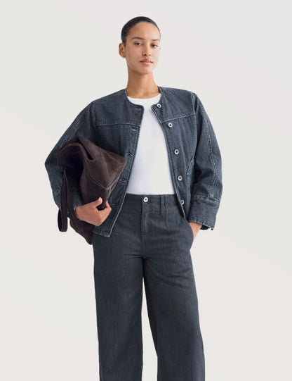 Modern Wide Denim Pants