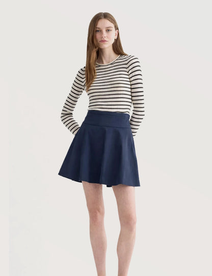 High-waist Flared Skirt