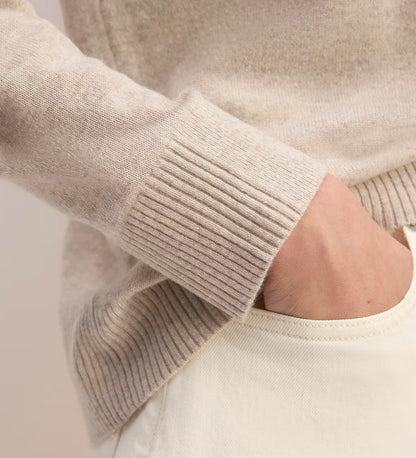 Cotton crew neck sweater