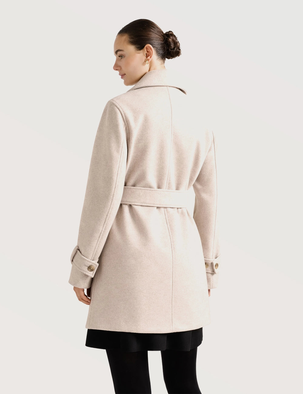 Belted Double Breasted Coat