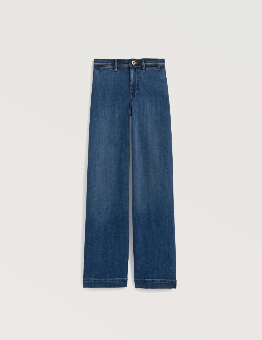 Relaxed Fit Wide Leg Jeans