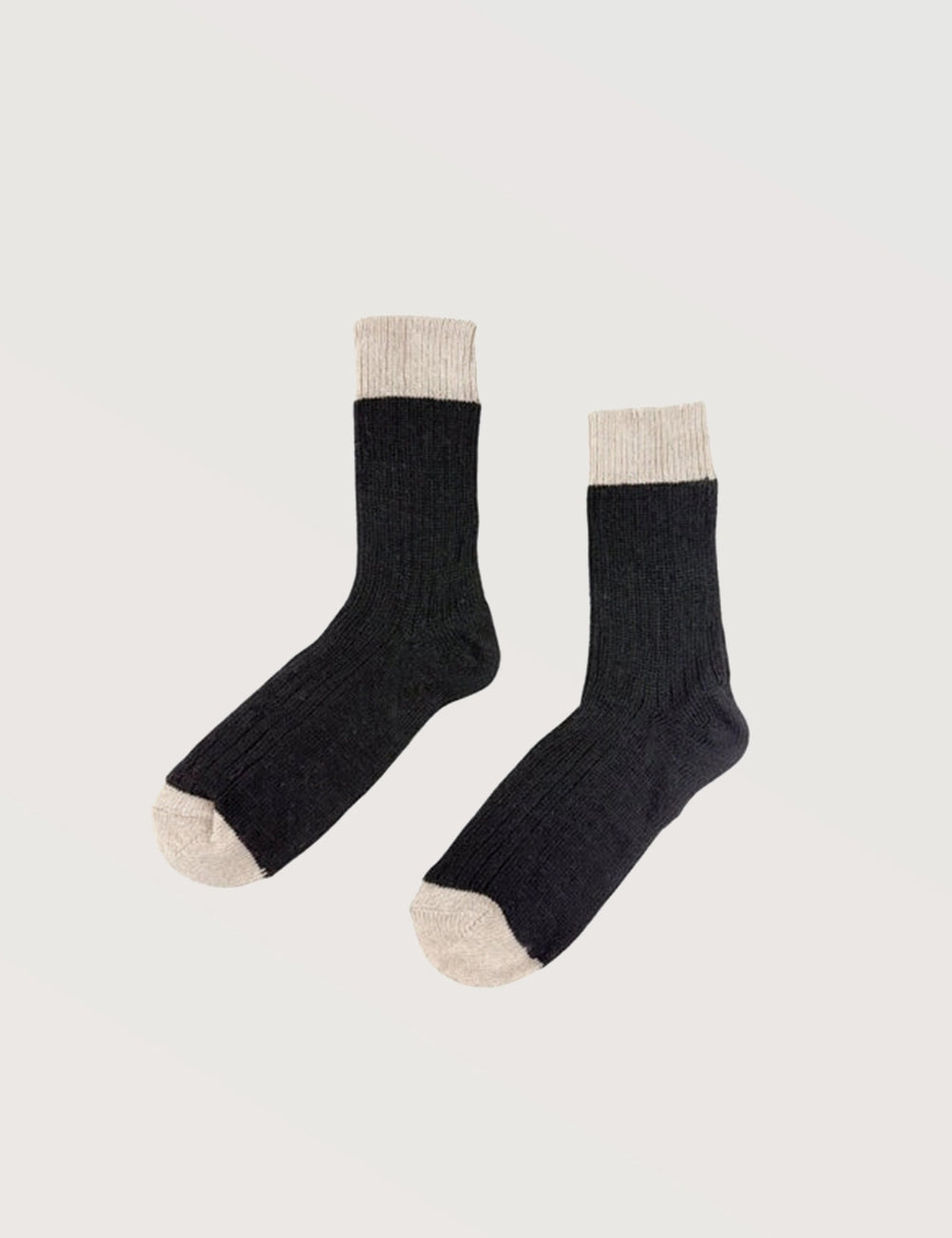 Unisex Ribbed Crew Socks