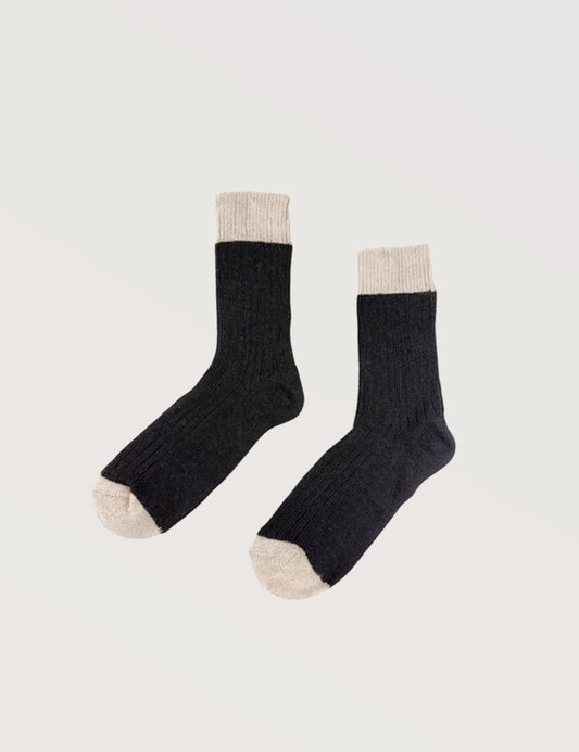 Unisex Ribbed Crew Socks