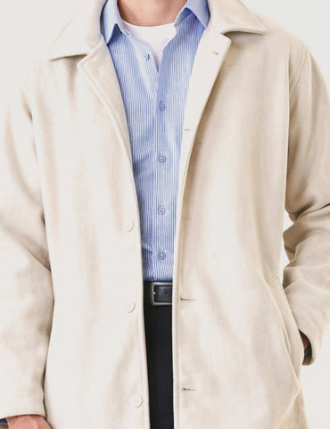 Men’s Modern Long Overcoat