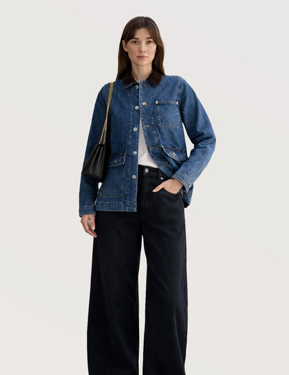 Classic Denim Utility Jacket