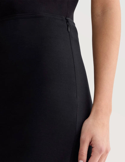 Classic Straight Midi Skirt