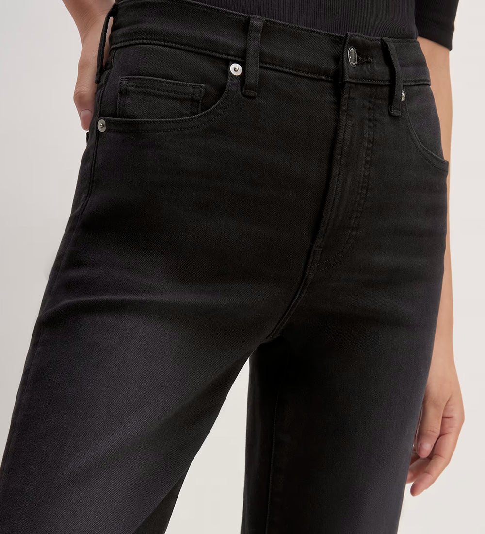 Women's high rise kick-flare jeans