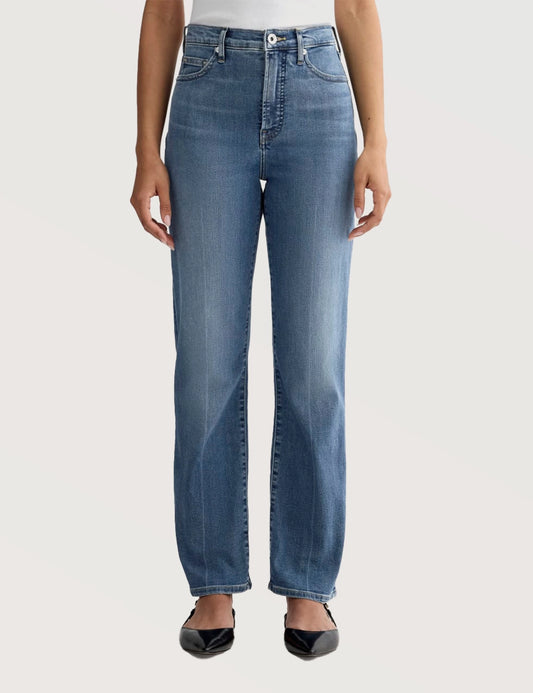 High Rise Straight Jeans