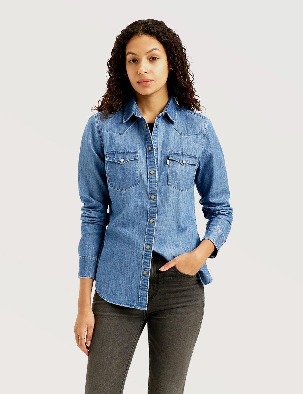 Classic Blue Denim Shirt