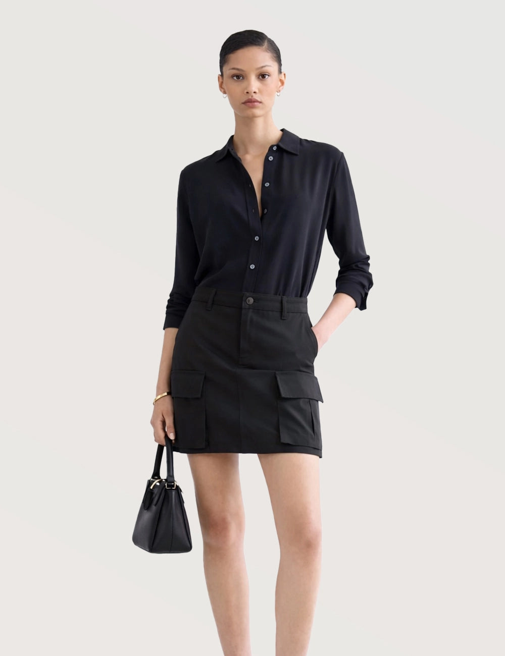 Utility Pocket Mini Skirt