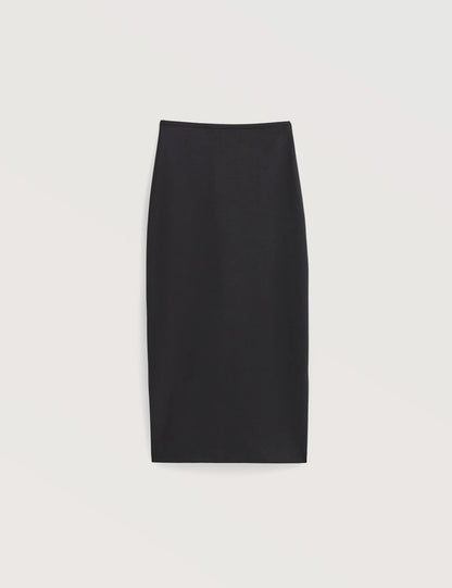 Classic Straight Midi Skirt