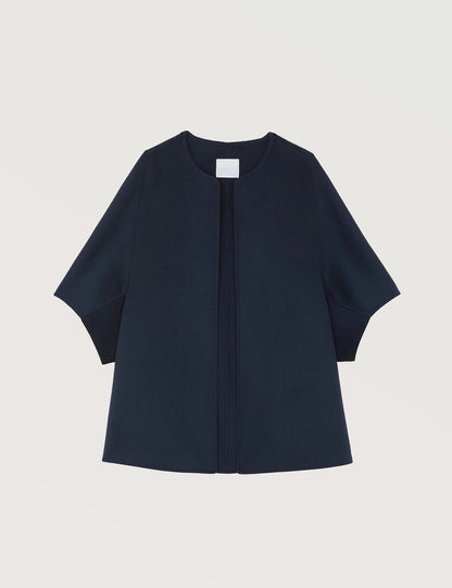 Relaxed Open Front Jacket